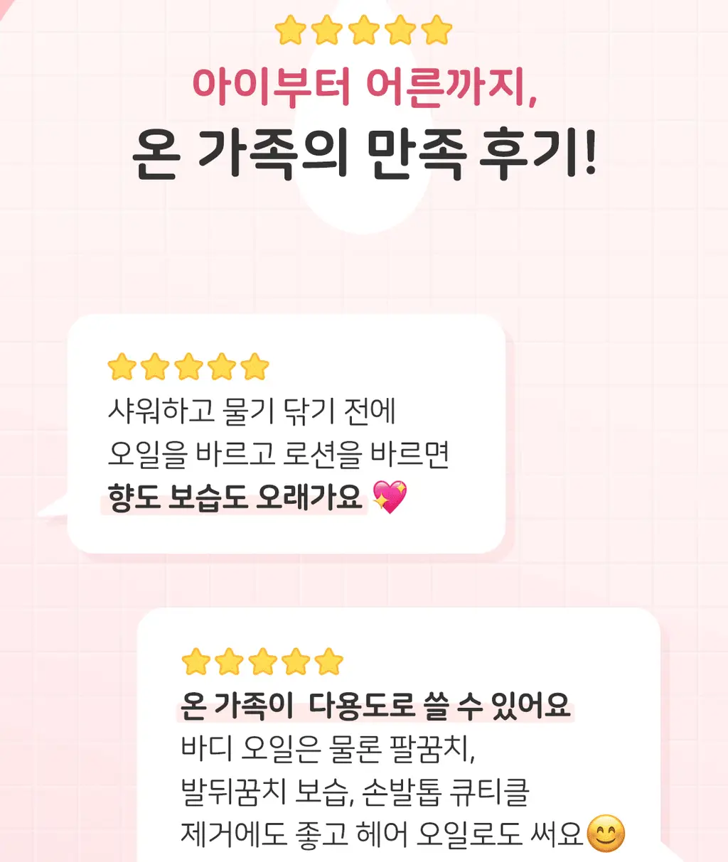 [휴대용오일] 존슨즈베이비 레귤러 오일 200ml 상세페이지 3